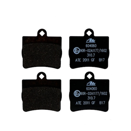 Ate Brake Pad Set, 604060 604060